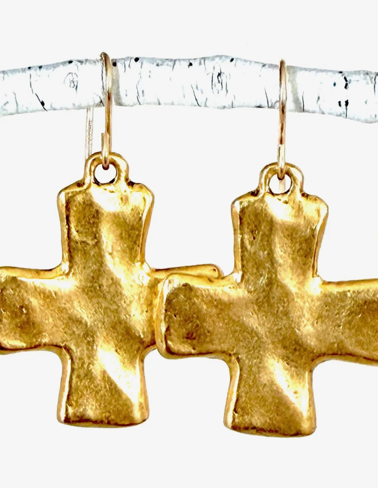 Cross Drop Earring