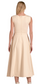 Seamed Sleeveless Midi Dress- Stone
