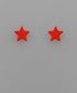 Colored Star Stud Earring