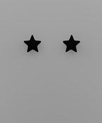 Colored Star Stud Earring
