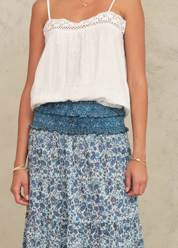 Esti Maxi Skirt- Blue