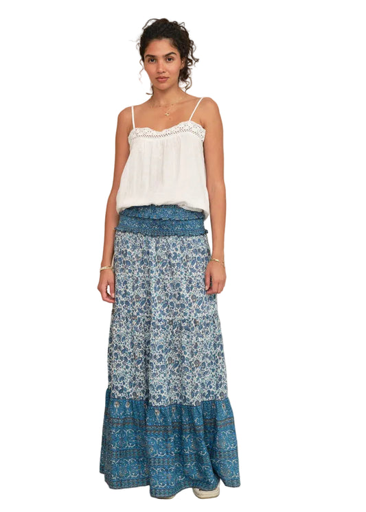 Esti Maxi Skirt- Blue