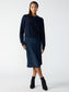 Everyday Midi Skirt- Navy
