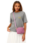 Midi Sac Rattan Crossbody- Lavender