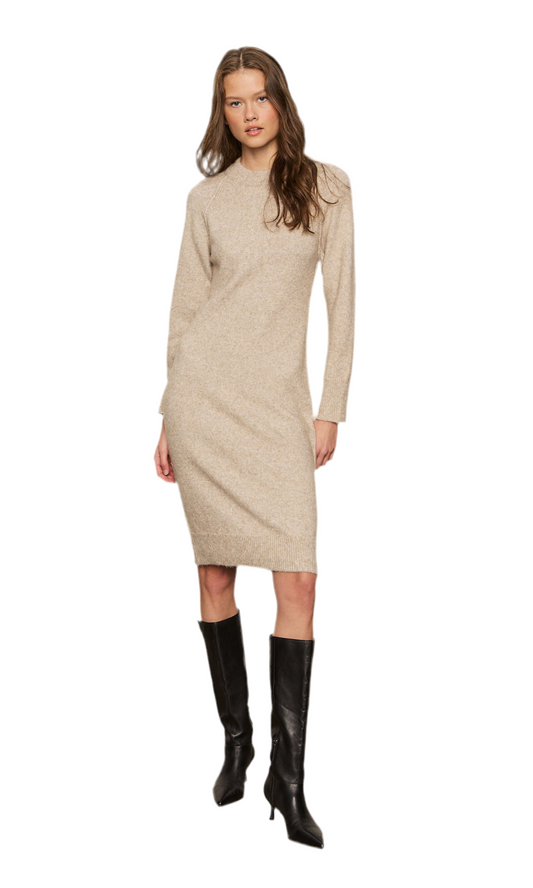 Cozy Midi Dress- Heather Pearl