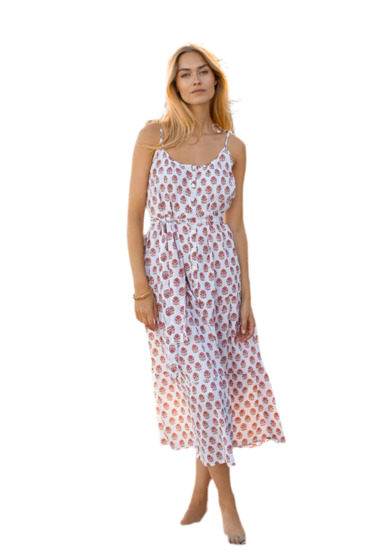 Siesta Dress- Shell Bordeax