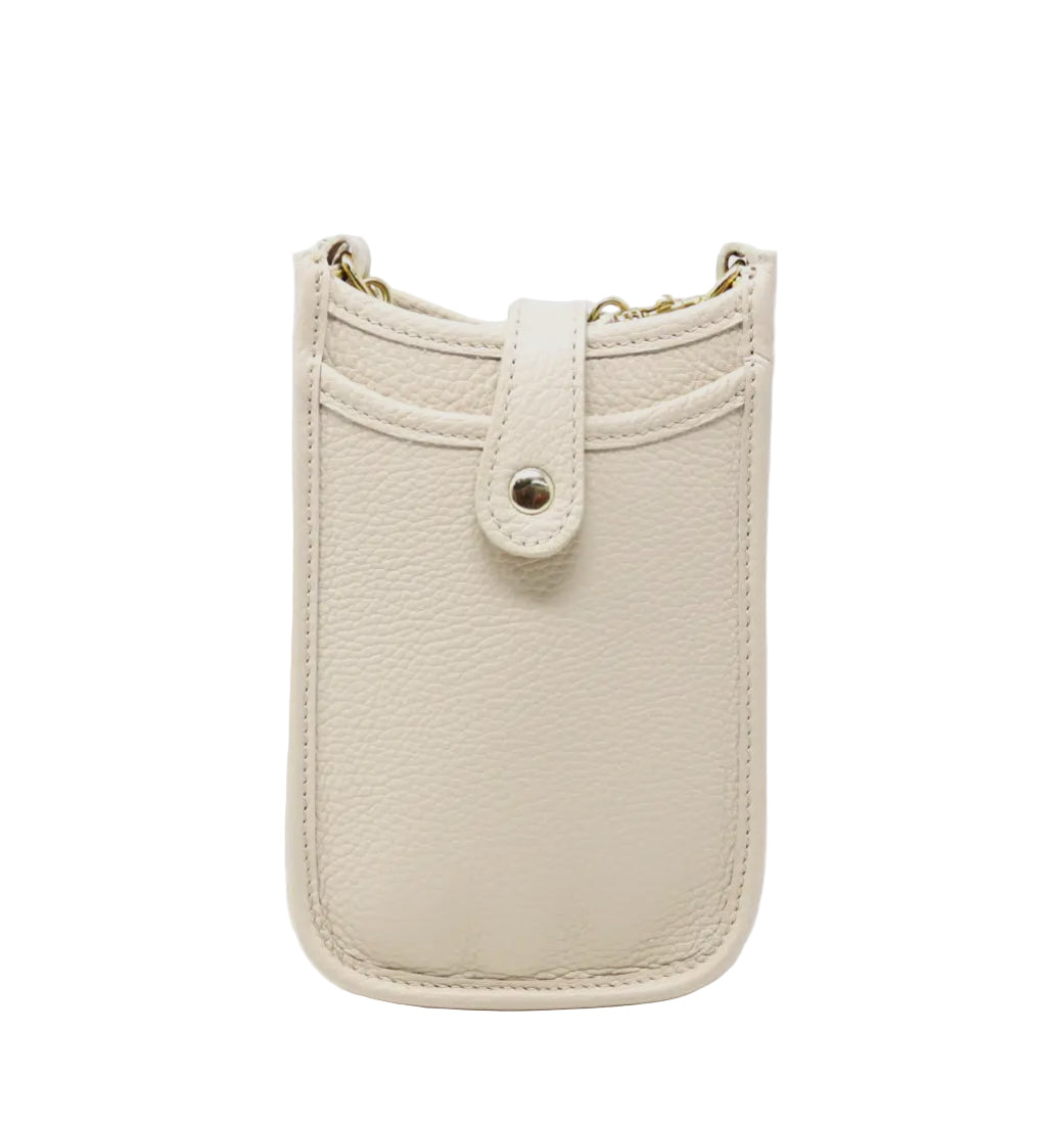 Cellphone Crossbody Bag- Beige
