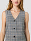 Matteo Plaid Button Down Mini Dress
