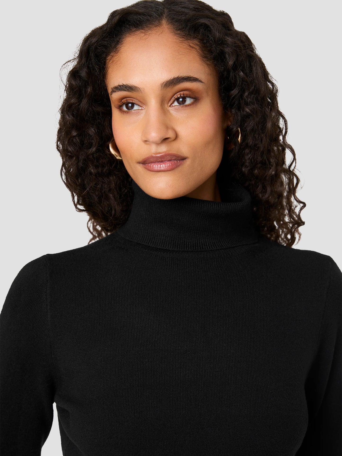 Babysoft Turtleneck Sweater- Black