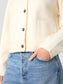 Suzie Knit Cozy Cardigan- Birch White