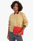 Flat Clutch with Tabs- Poppy