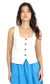 Montreal vest Top- White