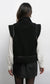 Rory Shearling Vest- Black