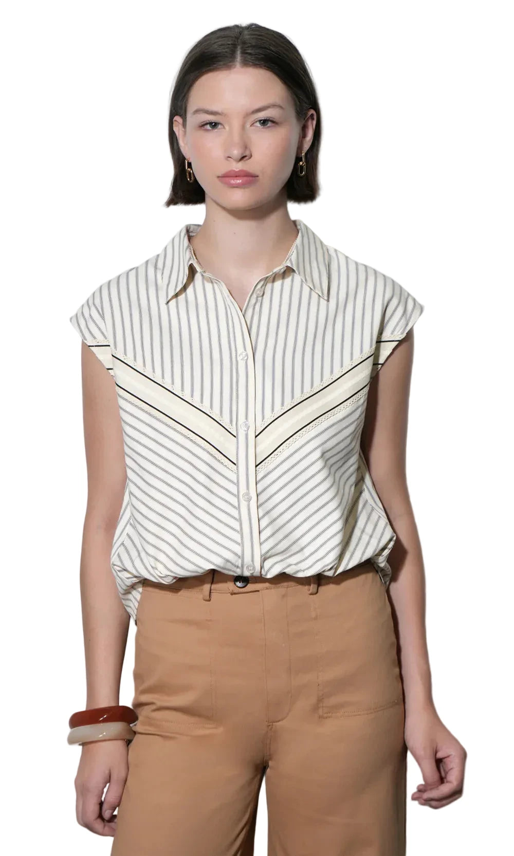 Everly Dolman Stripe Shirt