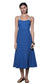 Gail Stripe Work Midi Dress