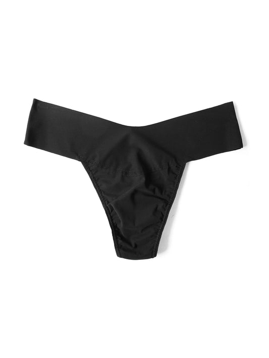 BreatheSoft Natural Rise Thong- Black
