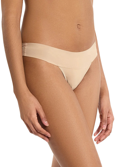 BreatheSoft Natural Rise Thong- Taupe