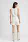 Anika Romper- Ivory