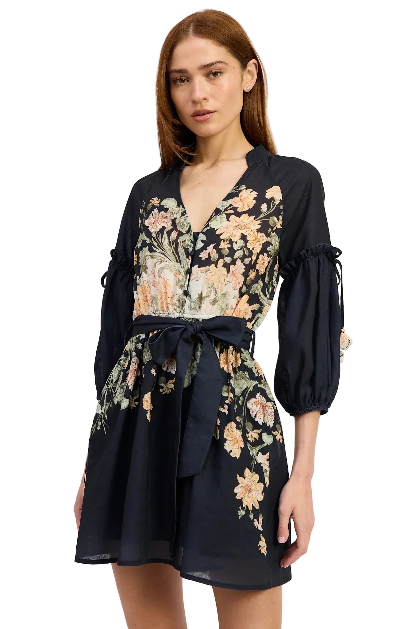 Iris Mini Dress- Black