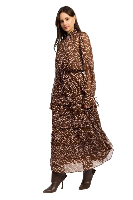 Diana Polka Dot Maxi Skirt