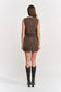 Pauline Crop Top- Brown