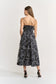 Alicia Midi Dress- Navy