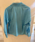 Voile Long Sleeve Front Twist Shirt- Olympic Blue