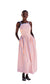 Imelda Striped Midi Dress- Blue/Peach