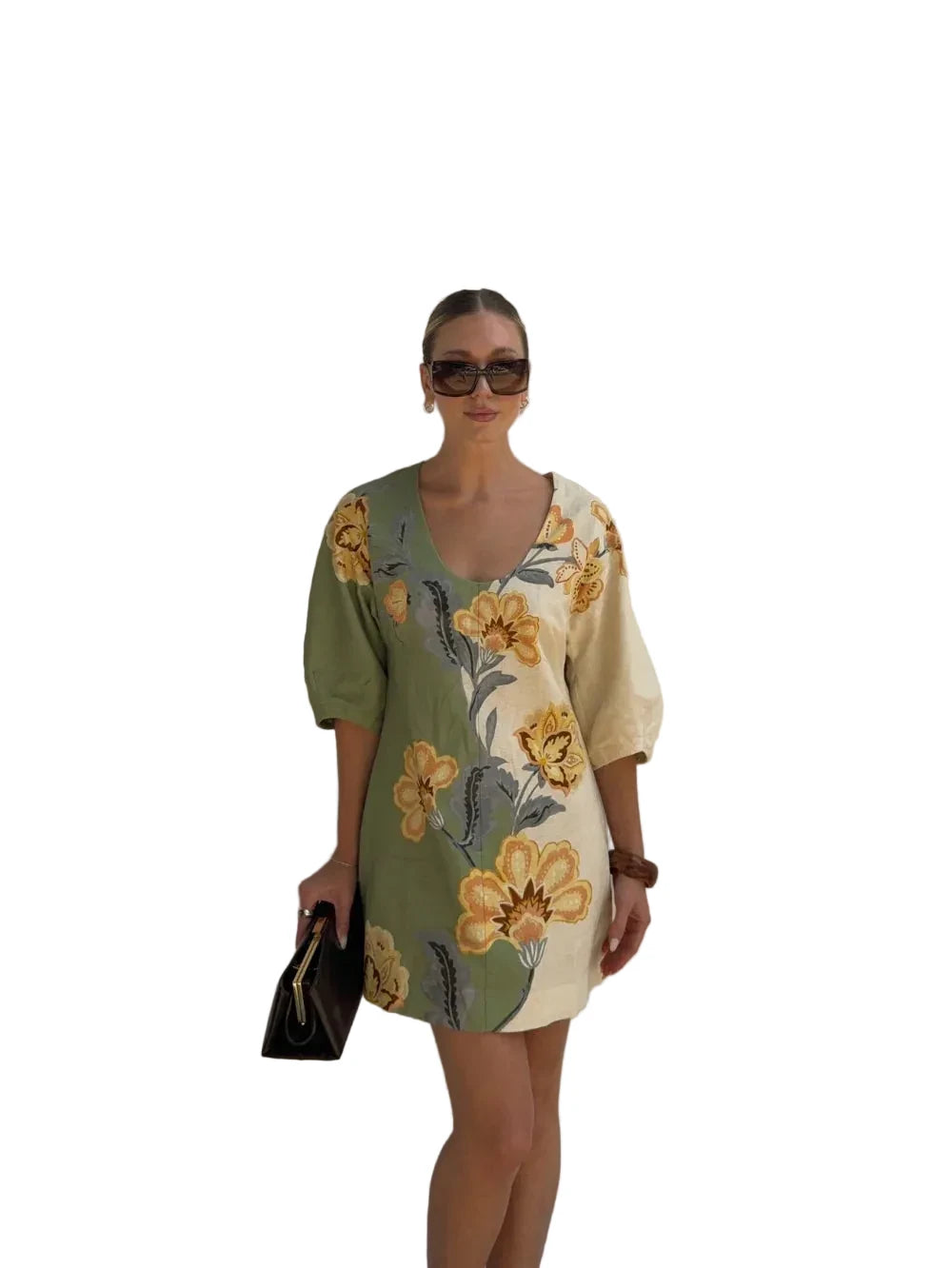 Lotte Mini Dress- Green