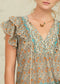 Jaci Frill Top- Multi