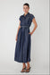 Kenna Midi Dress- Indigo