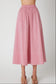 Lisa Midi Skirt- Red/White