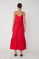 Barbados Tank Maxi Dress- Red