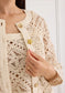Lola Crochet Jacket- Ivory