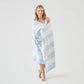 Beach Towel- Light Blue Stripe