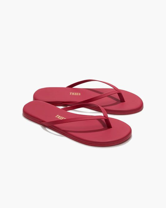 Lily Solid Sandal- Red
