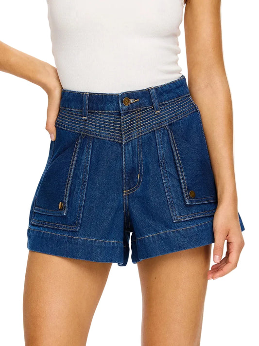 Celene denim short- Indigo