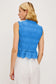 Martine Smocked Peplum Top- Harbor Blue