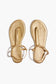 Mariana T Strap Sandal- Blink Gold