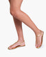 Mariana T Strap Sandal- Blink Gold