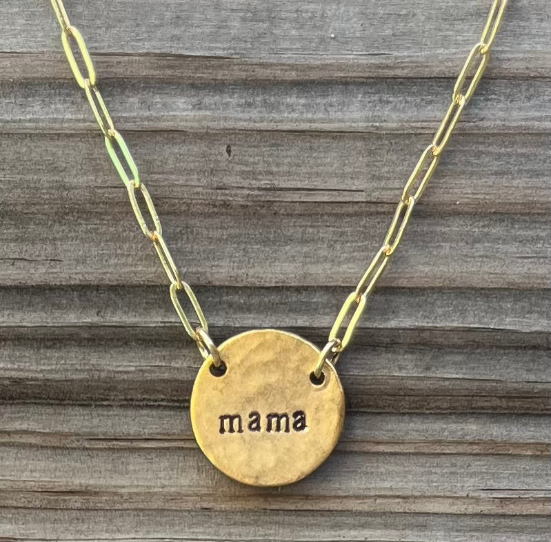 Mighty Message Necklace- MAMA