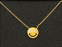 Smiley Pendant Necklace