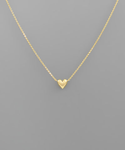 Small Heart Pendant Necklace