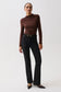Evie High Rise Slim Bootcut- Jet Set