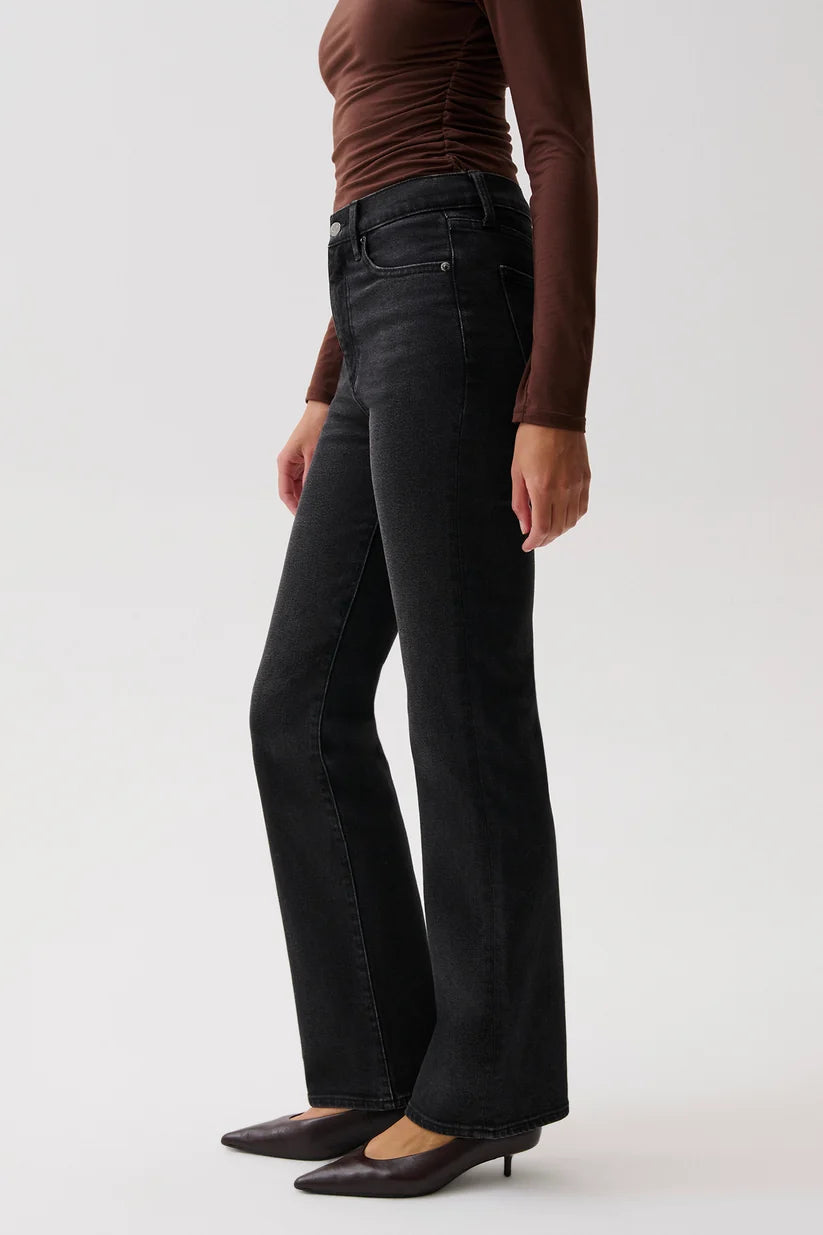 Evie High Rise Slim Bootcut- Jet Set