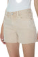 Kennedy Relaxed Mid Rise Cutoff Shorts- Honey