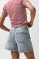 Saige High Rise Short- French Riviera