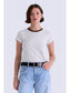 Ryn Short Sleeve Tee- Soft White
