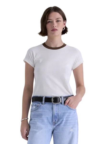 Ryn Short Sleeve Tee- Soft White