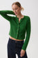 Yara Shrunken Cardigan- Vivid Moss